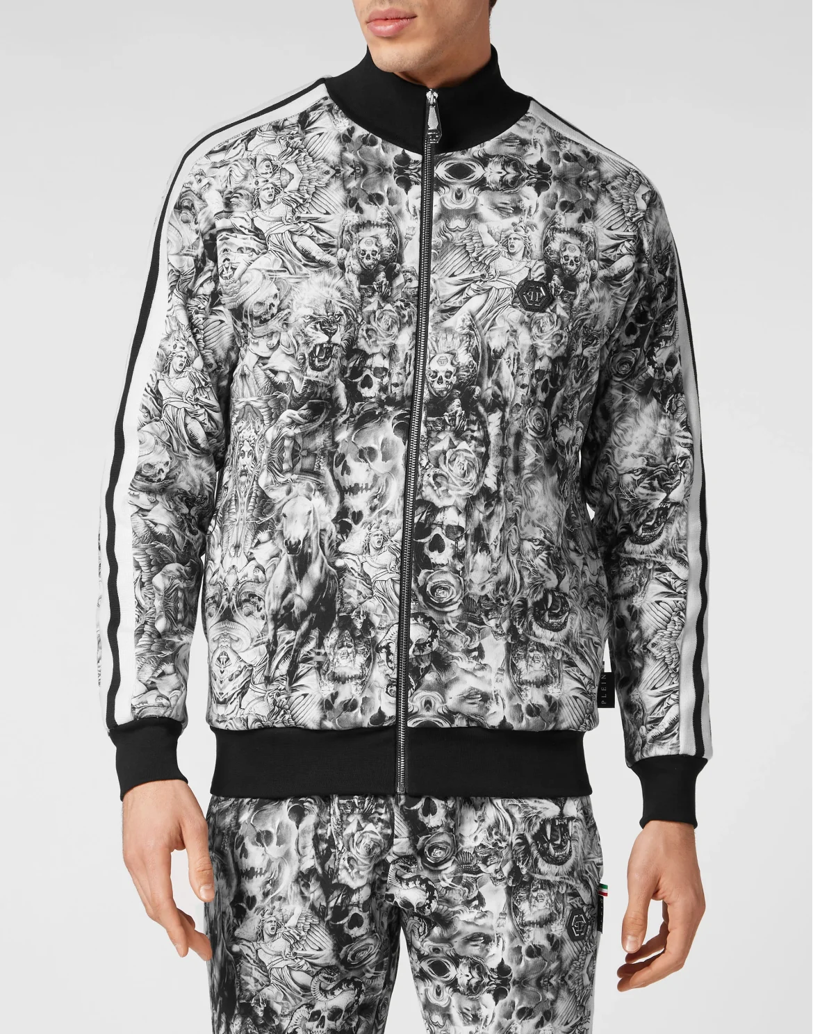 Jogging Tracksuit: Top/Trousers Tattoo, цвет: Черный