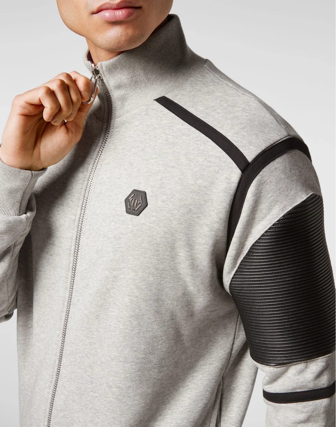Jogging Tracksuit: Top/Trousers Constructed, цвет: Серый