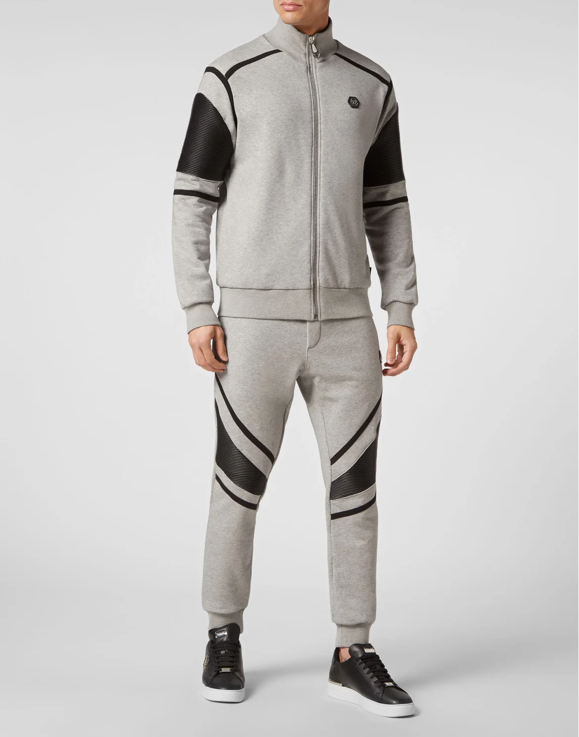 Jogging Tracksuit: Top/Trousers Constructed, цвет: Серый