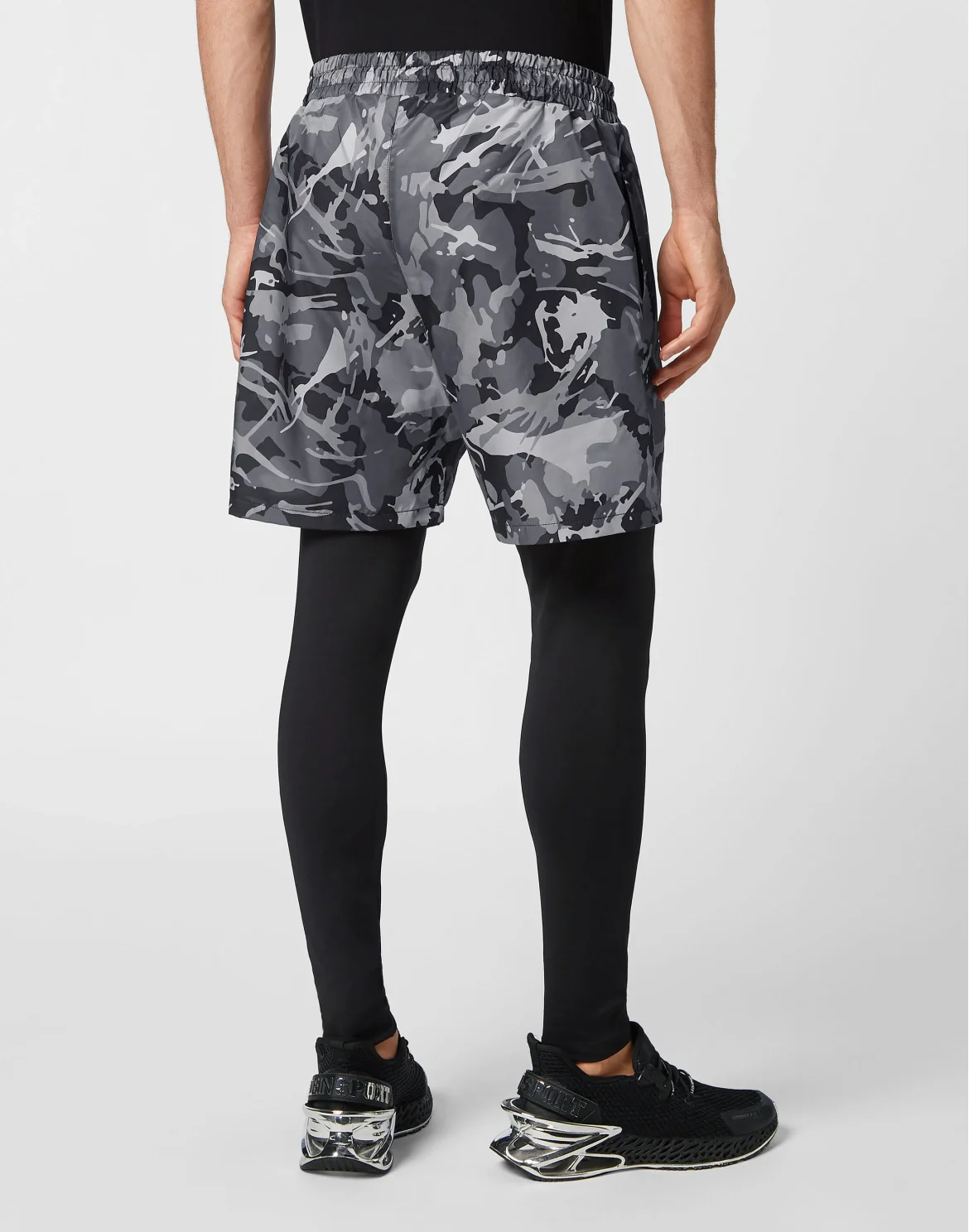 Running Pants Camouflage, цвет: Черный