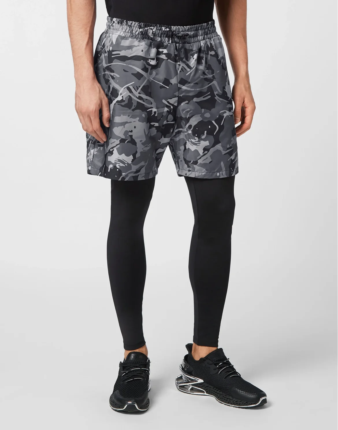 Running Pants Camouflage, цвет: Черный