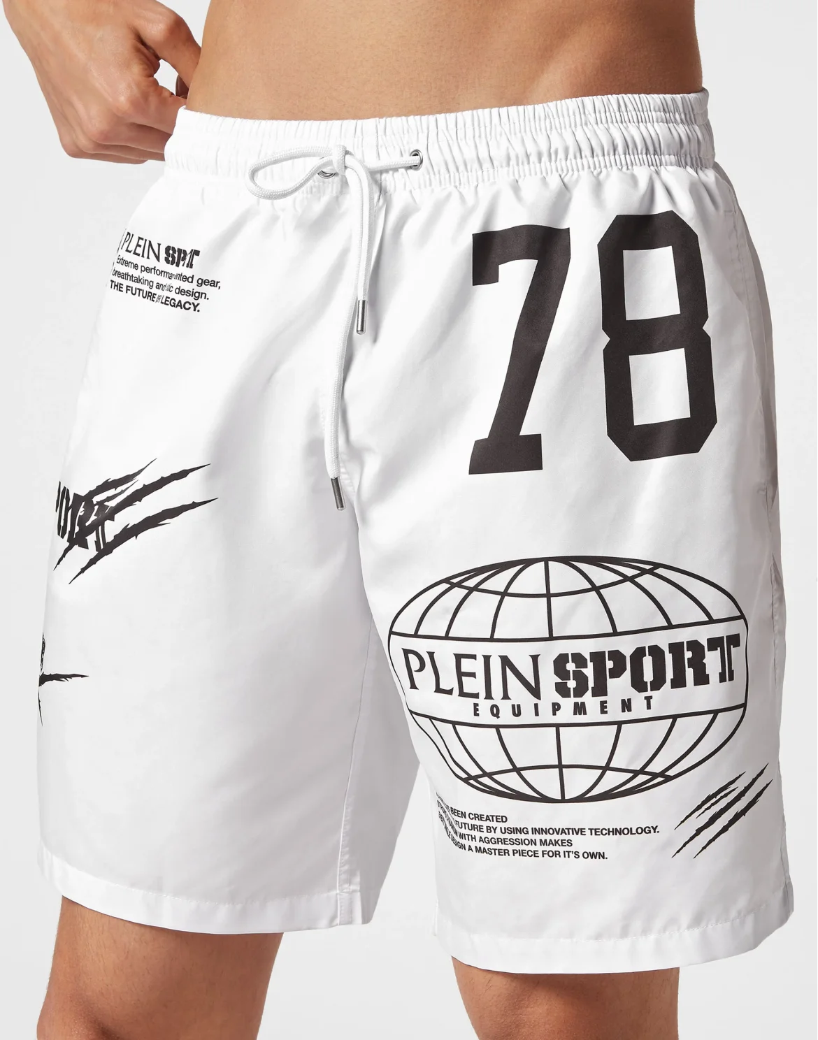 Swim-Trunks Multilogo, цвет: Белый