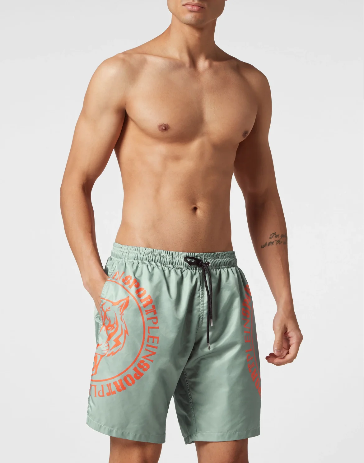 Long Swim-Trunks Tiger, цвет: Камуфляж