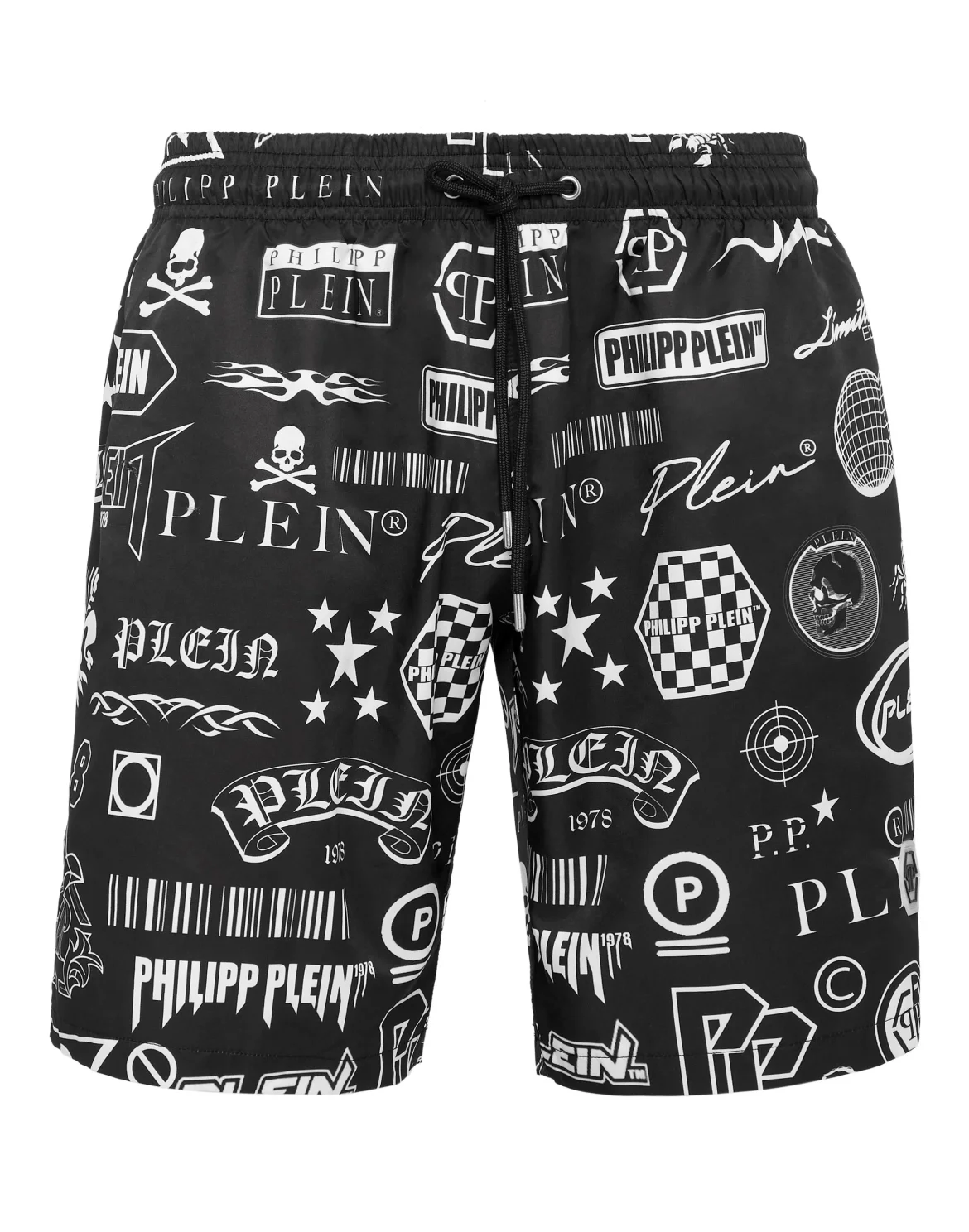 Long Swim-Trunks Logos, цвет: Черный