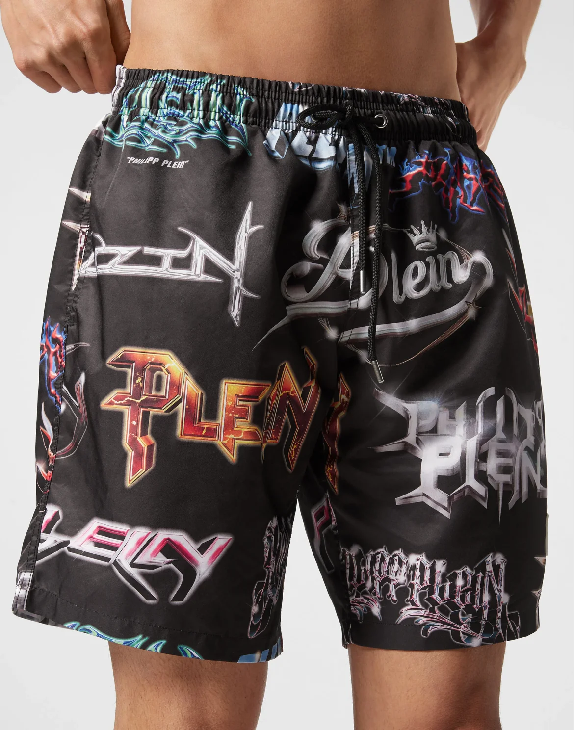 Long Swim-Trunks Logos, цвет: Черный