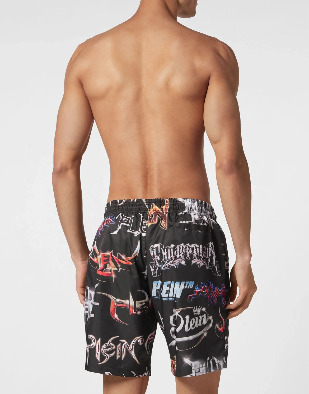 Long Swim-Trunks Logos, цвет: Черный