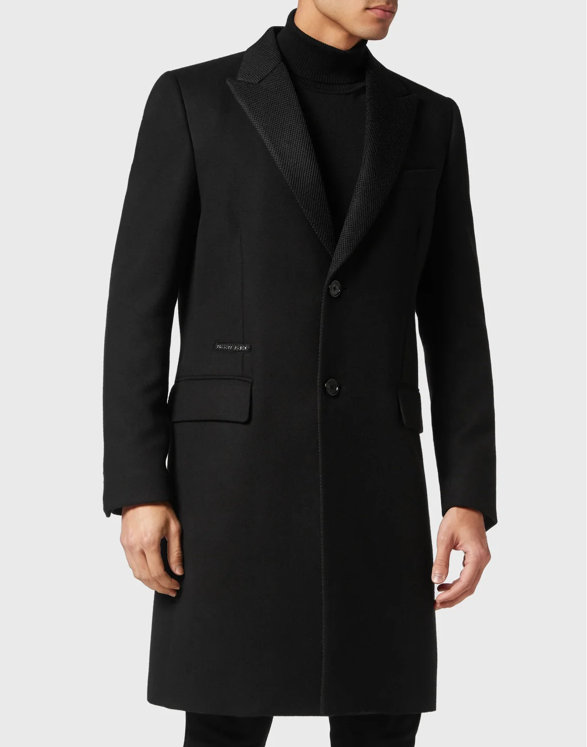 Wool Coat Long, цвет: Черный