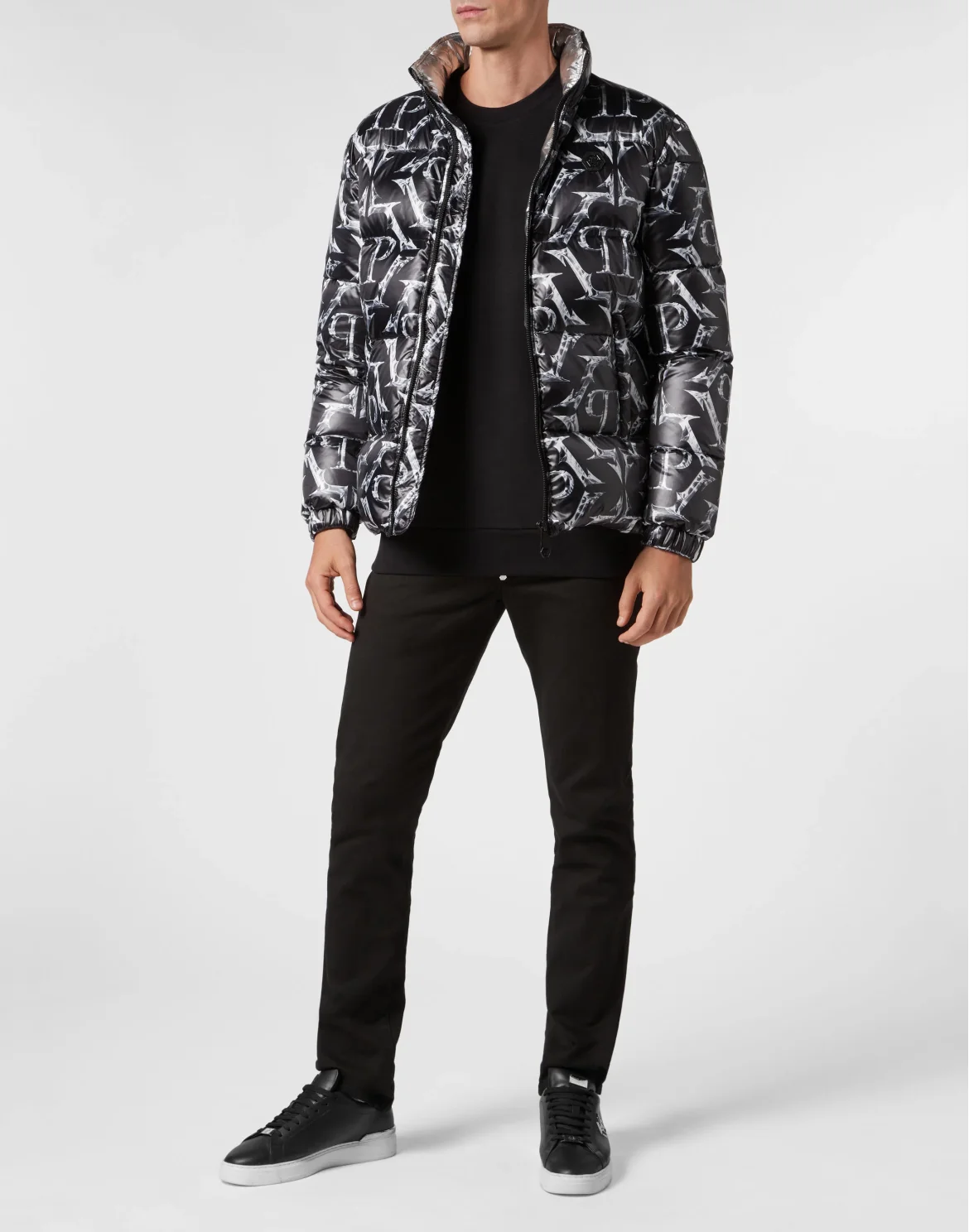 Nylon Puffer Jacket Chrome, цвет: Черный