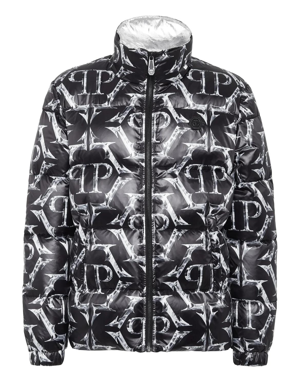 Nylon Puffer Jacket Chrome, цвет: Черный