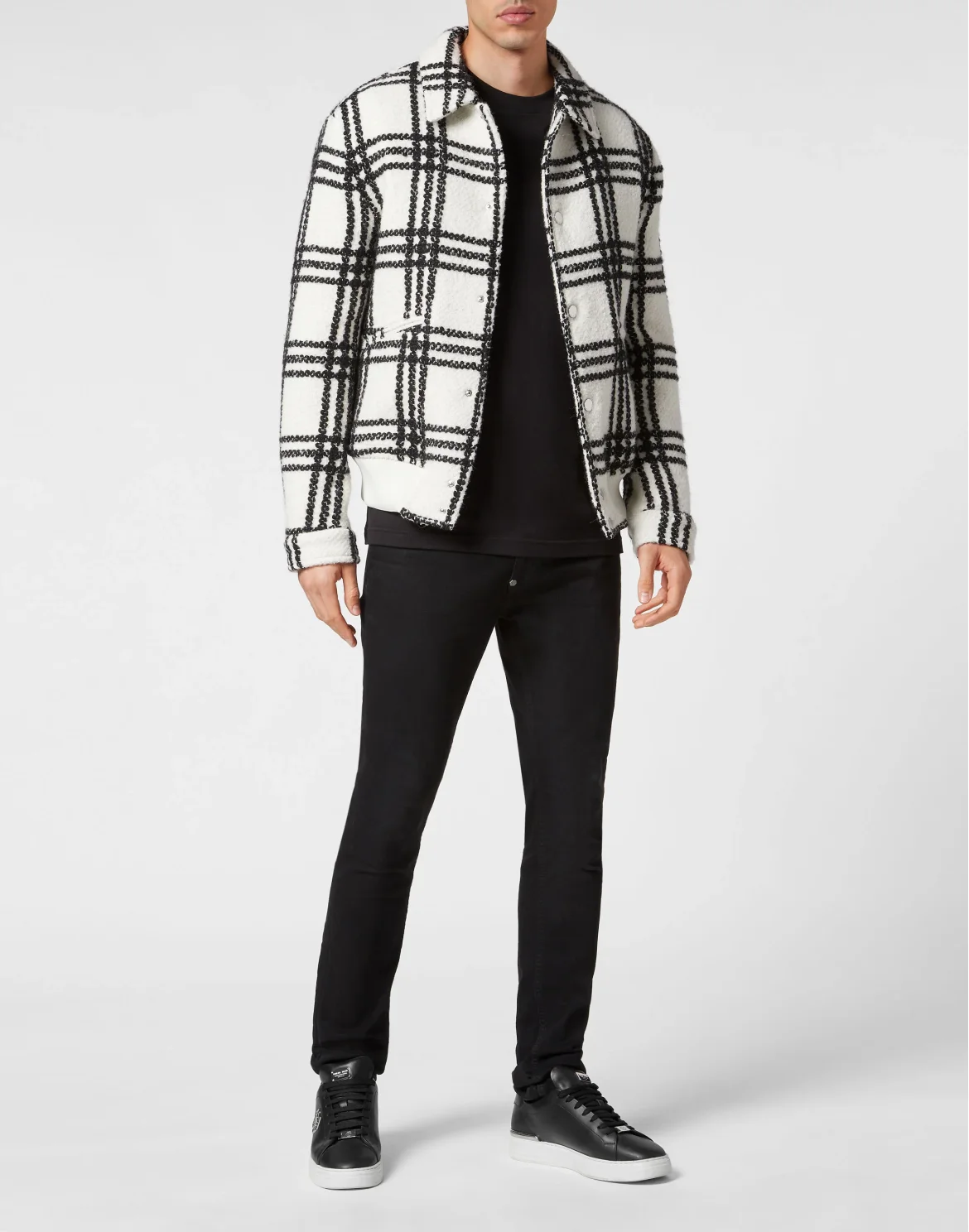 Alpaca Wool Bomber Gothic Plein, цвет: Белый