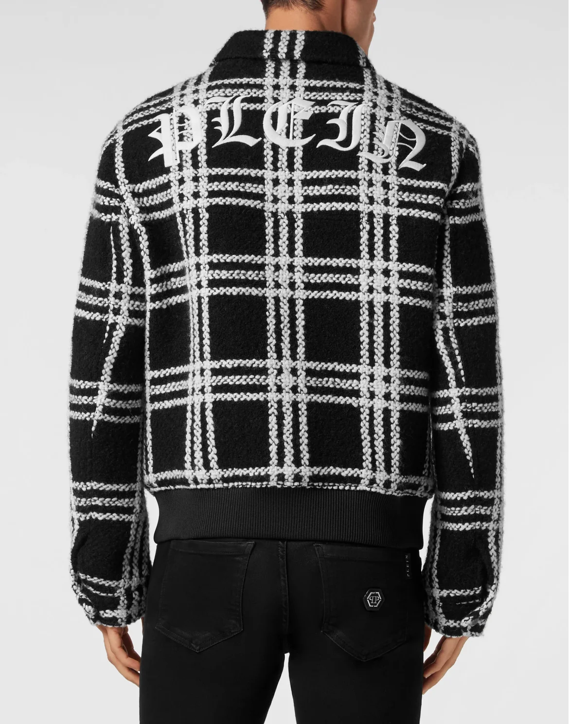 Alpaca Wool Bomber Gothic Plein, цвет: Черный