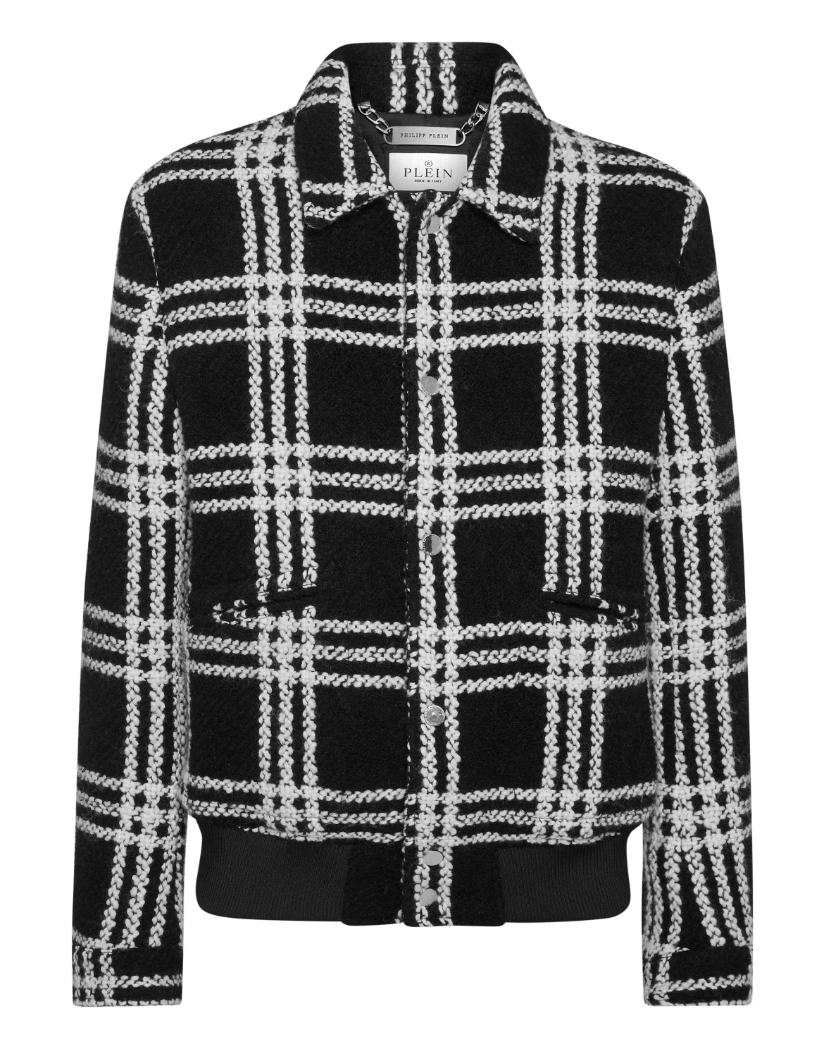 Alpaca Wool Bomber Gothic Plein, цвет: Черный