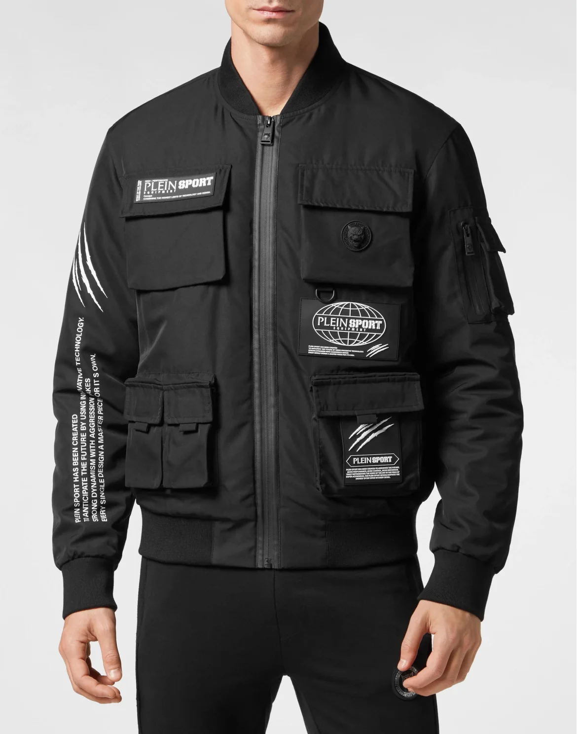 Nylon Bomber, цвет: Черный