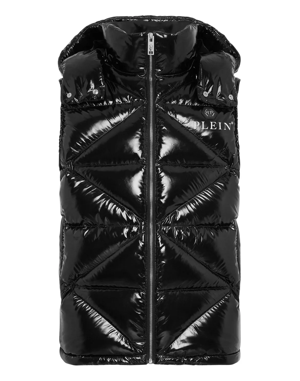Sleeveless Jacket Hexagon, цвет: Черный