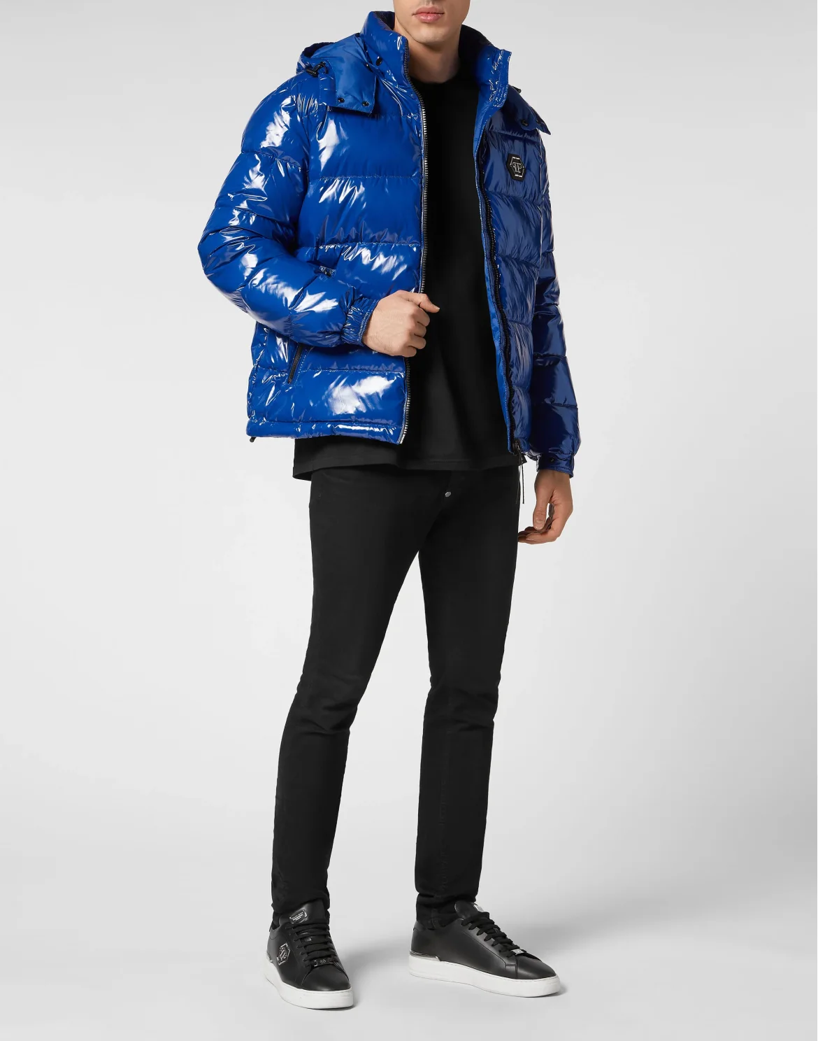 Oversize Jacket Hexagon, цвет: Синий