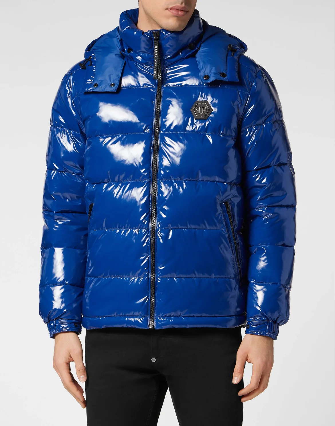 Oversize Jacket Hexagon, цвет: Синий