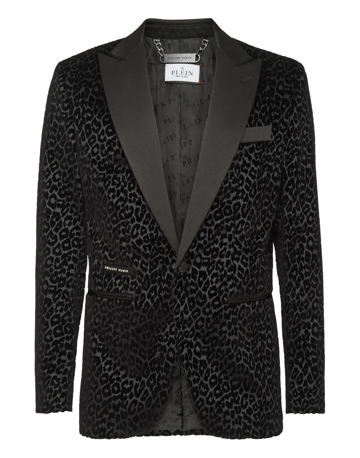 Flock Velvet Blazer Lord fit Sartorial, цвет: Черный