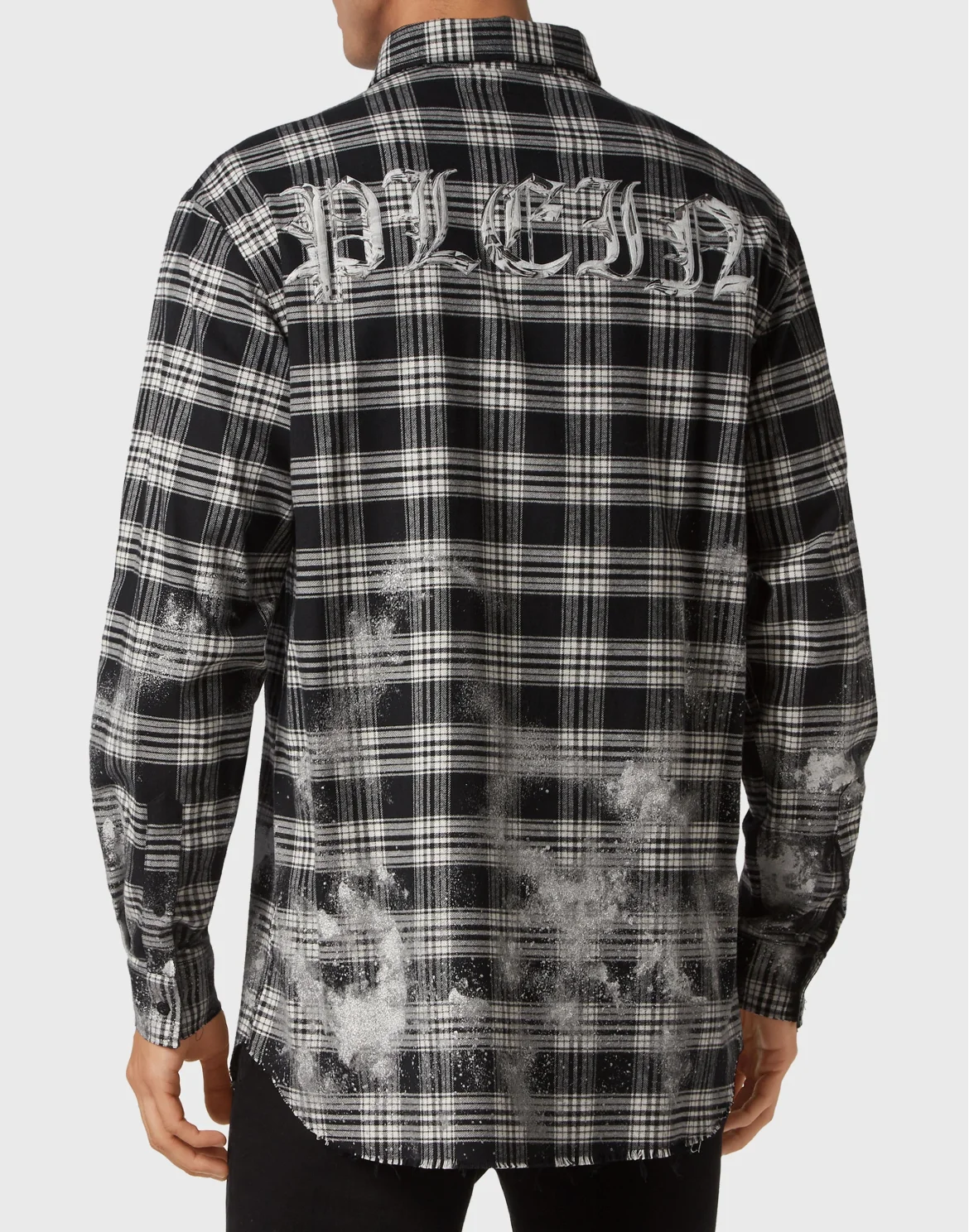 Oversized Shirt Sugar Daddy Cut LS Chrome, цвет: Черный