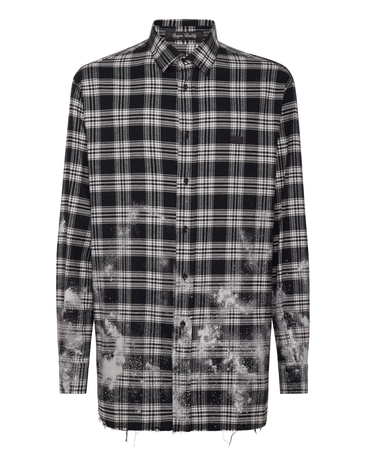 Oversized Shirt Sugar Daddy Cut LS Chrome, цвет: Черный