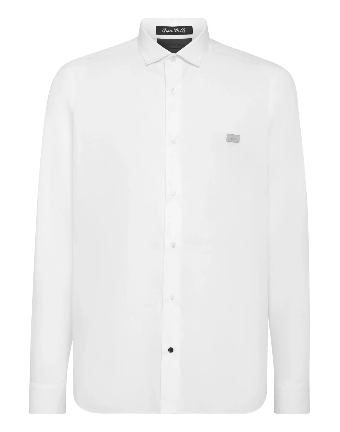 Shirt Sugar Daddy Cut LS Skull&Bones, цвет: Белый