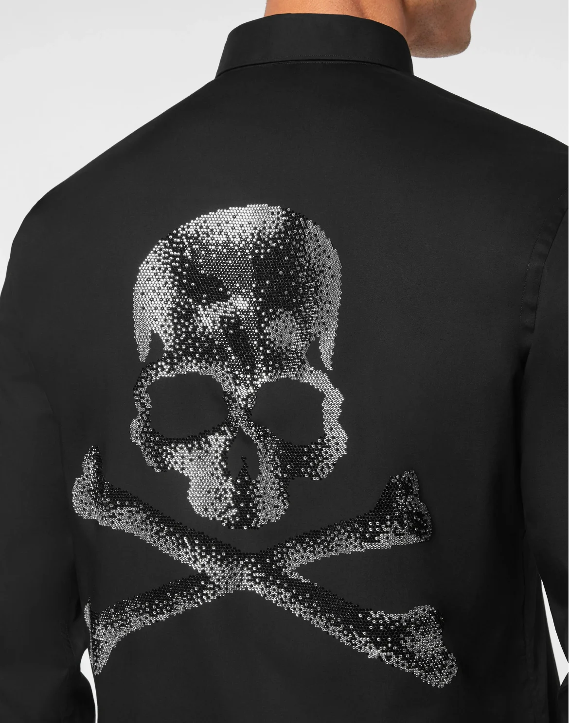 Shirt Sugar Daddy Cut LS Skull&Bones, цвет: Черный