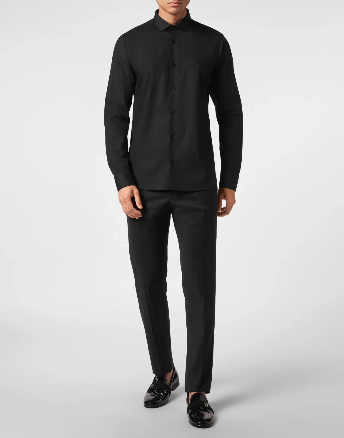 Shirt Sugar Daddy Cut LS Skull&Bones, цвет: Черный