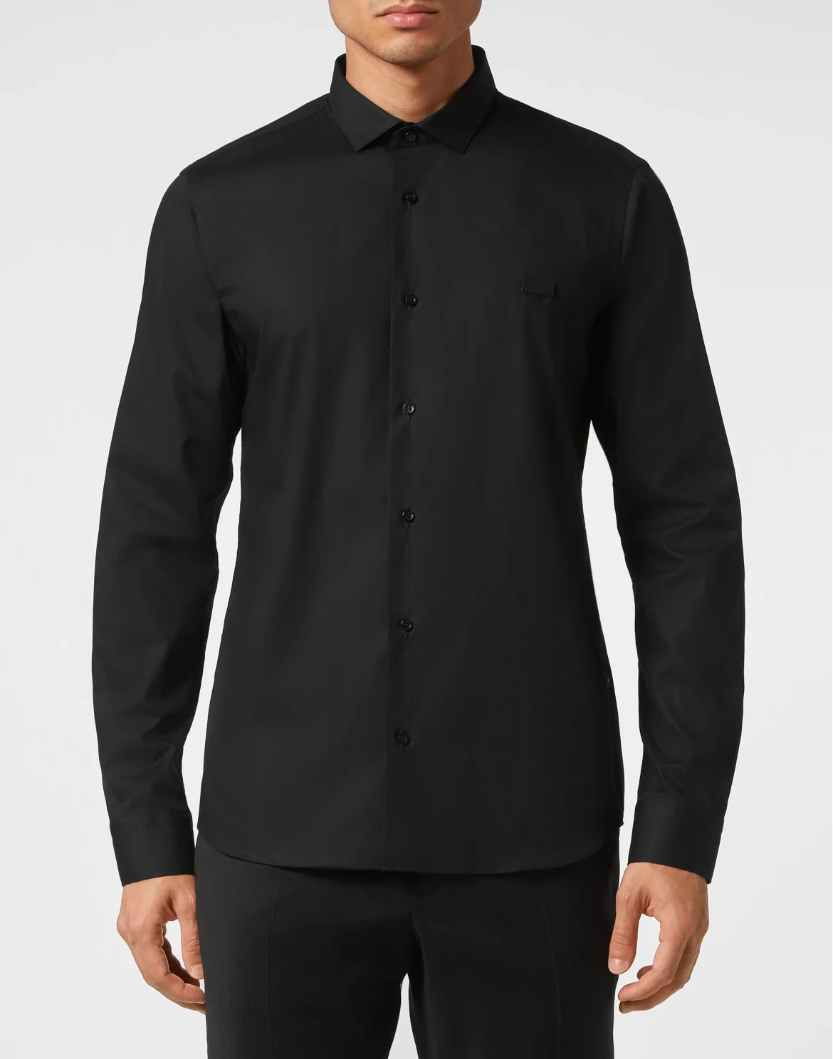 Shirt Sugar Daddy Cut LS Skull&Bones, цвет: Черный