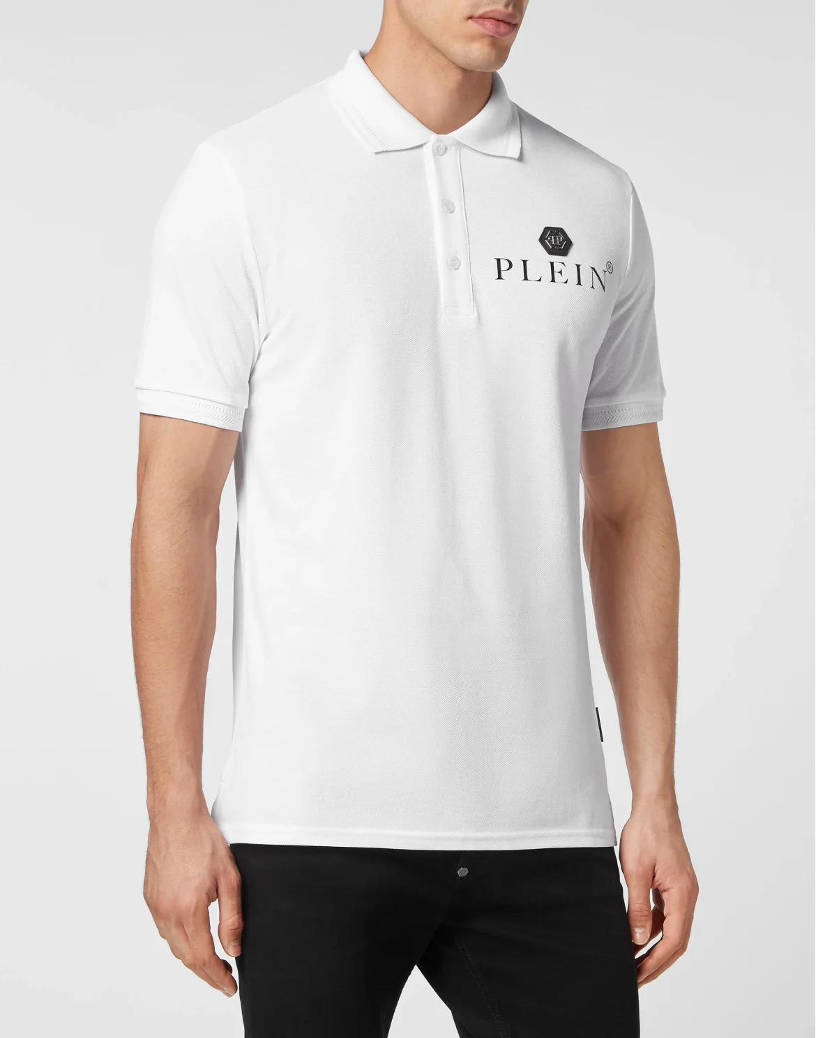 Slim Fit Polo shirt SS Iconic Plein, цвет: Белый