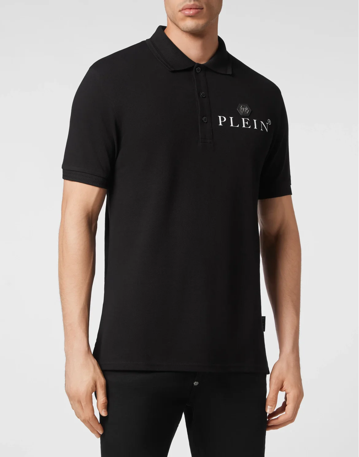 Slim Fit Polo shirt SS Iconic Plein, цвет: Черный