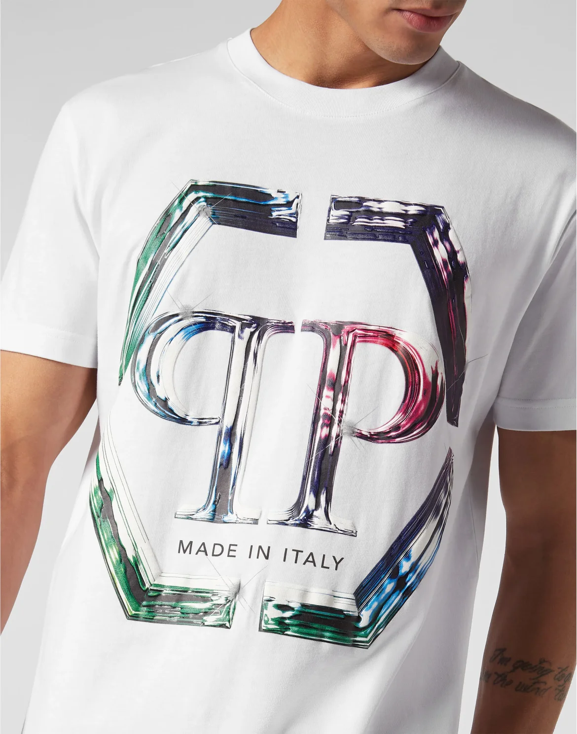 T-shirt Round Neck SS PP Glass, цвет: Белый