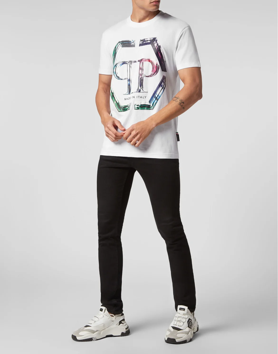 T-shirt Round Neck SS PP Glass, цвет: Белый