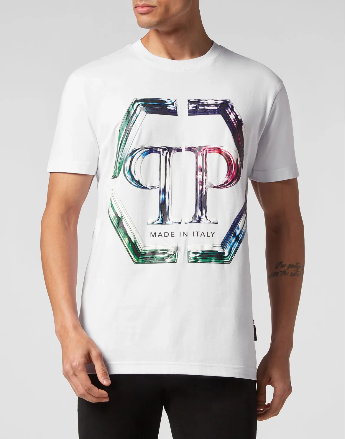 T-shirt Round Neck SS PP Glass, цвет: Белый