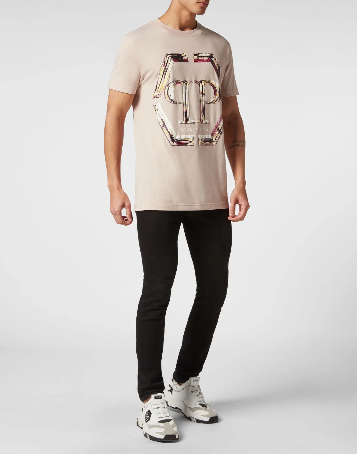 T-shirt Round Neck SS PP Glass, цвет: Бежевый
