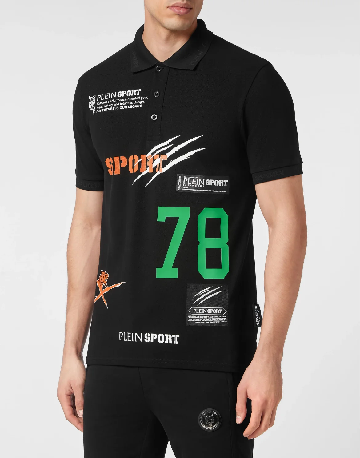 Polo shirt SS Multilogo, цвет: Черный