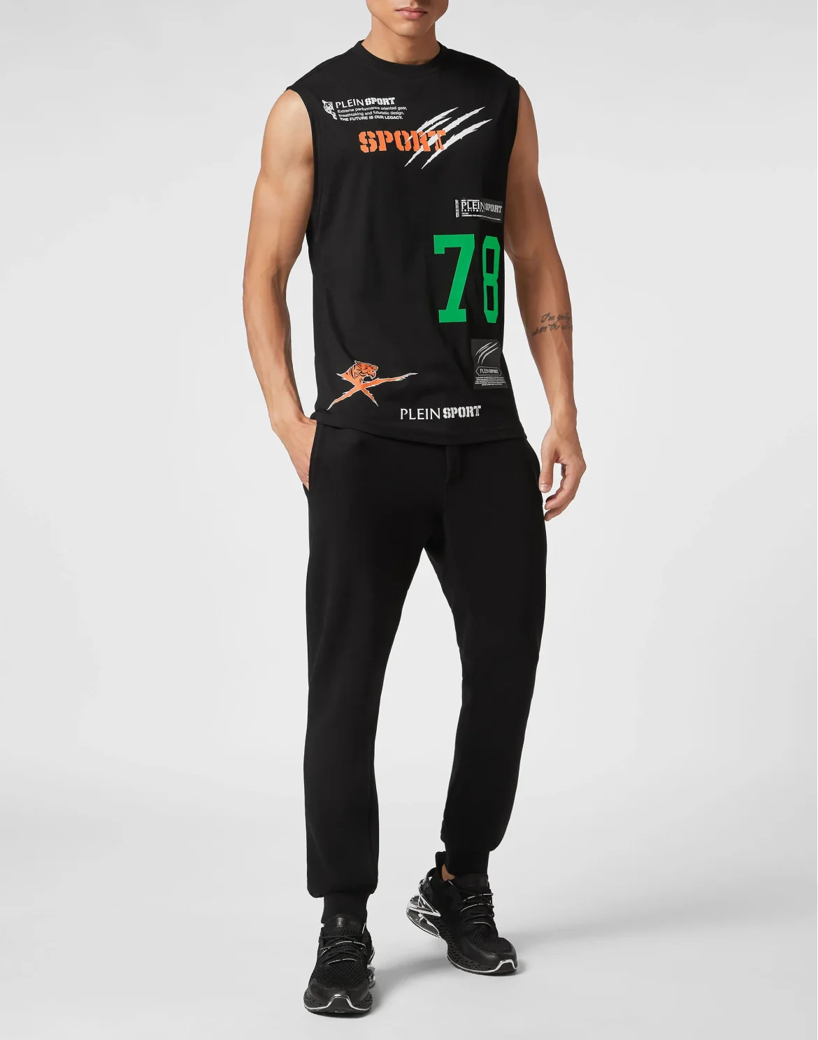 Tank top Multilogo, цвет: Черный