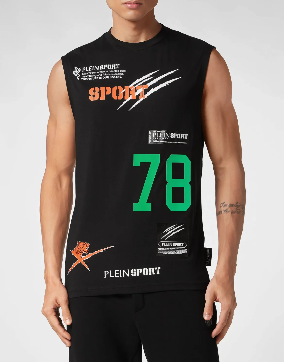 Tank top Multilogo, цвет: Черный