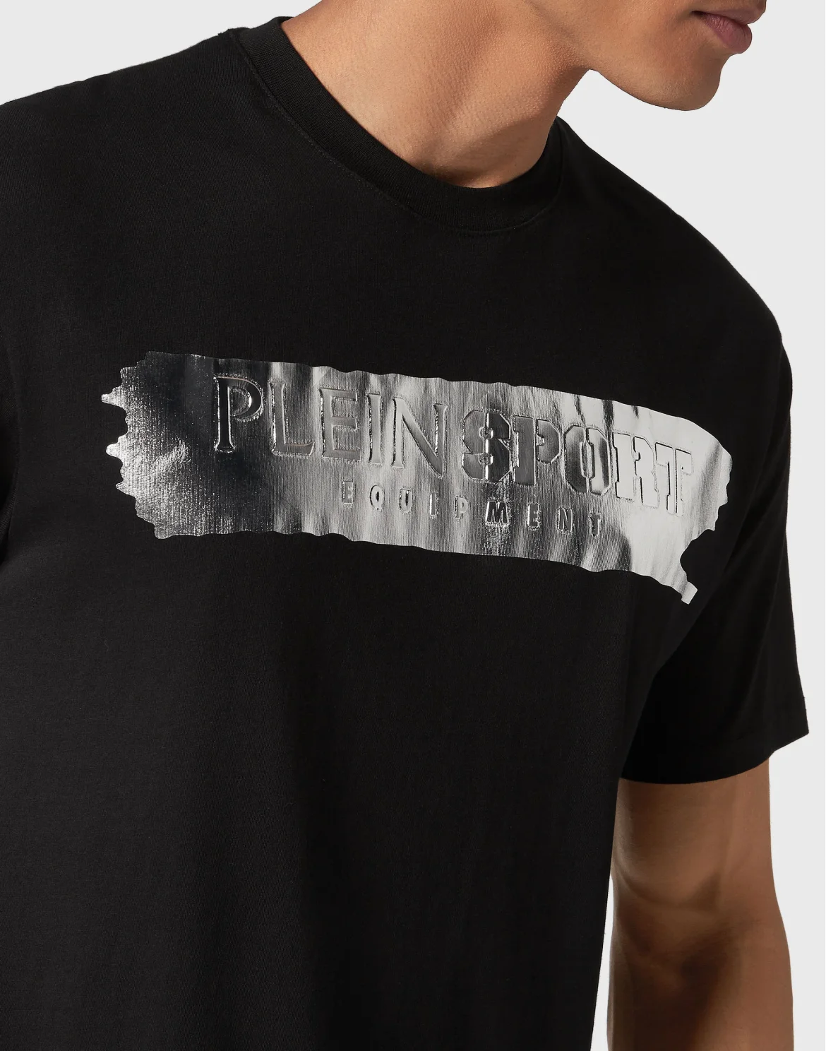T-shirt Round Neck SS Silver Brush, цвет: Черный
