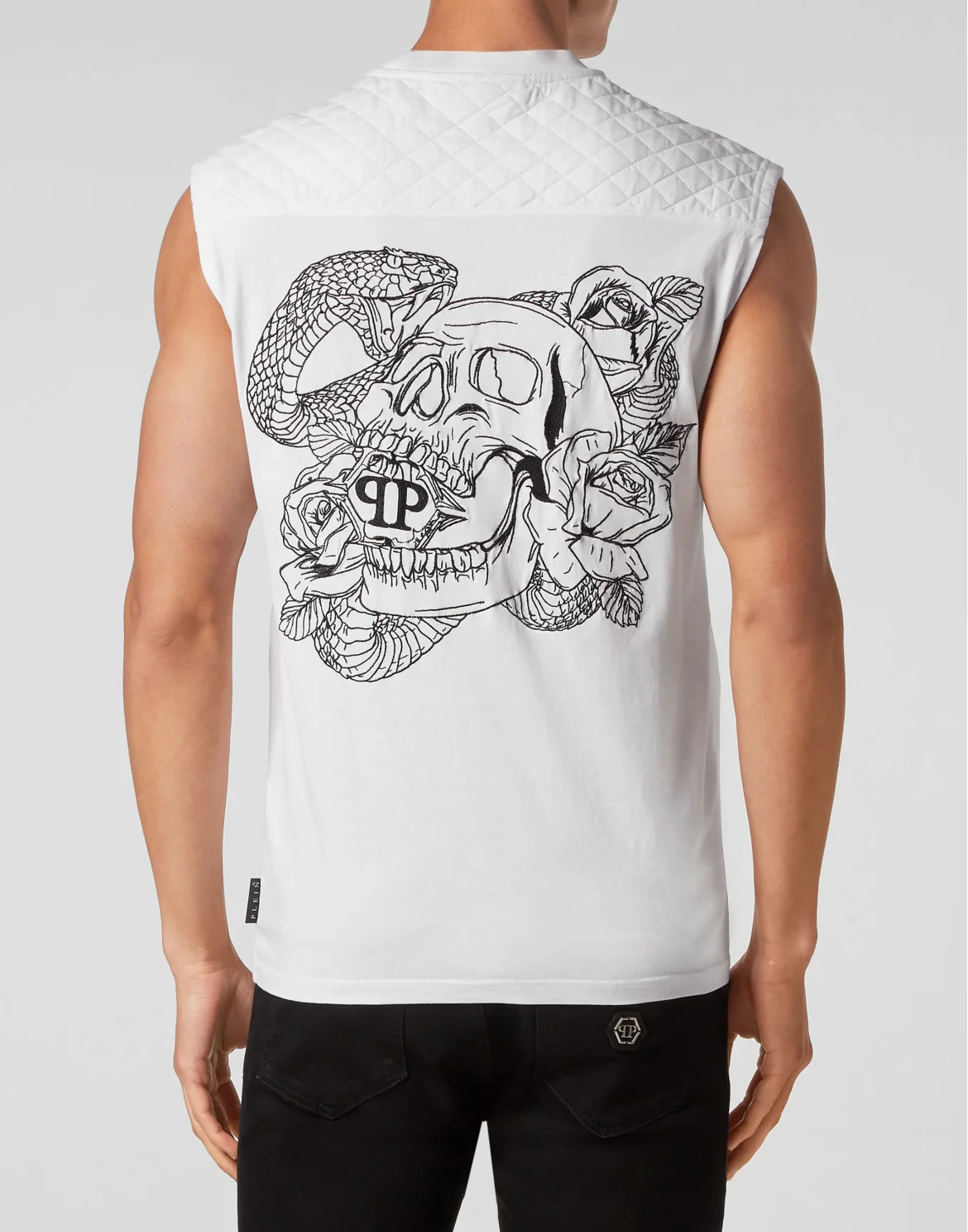 Sleeveless Top Snake, цвет: Белый