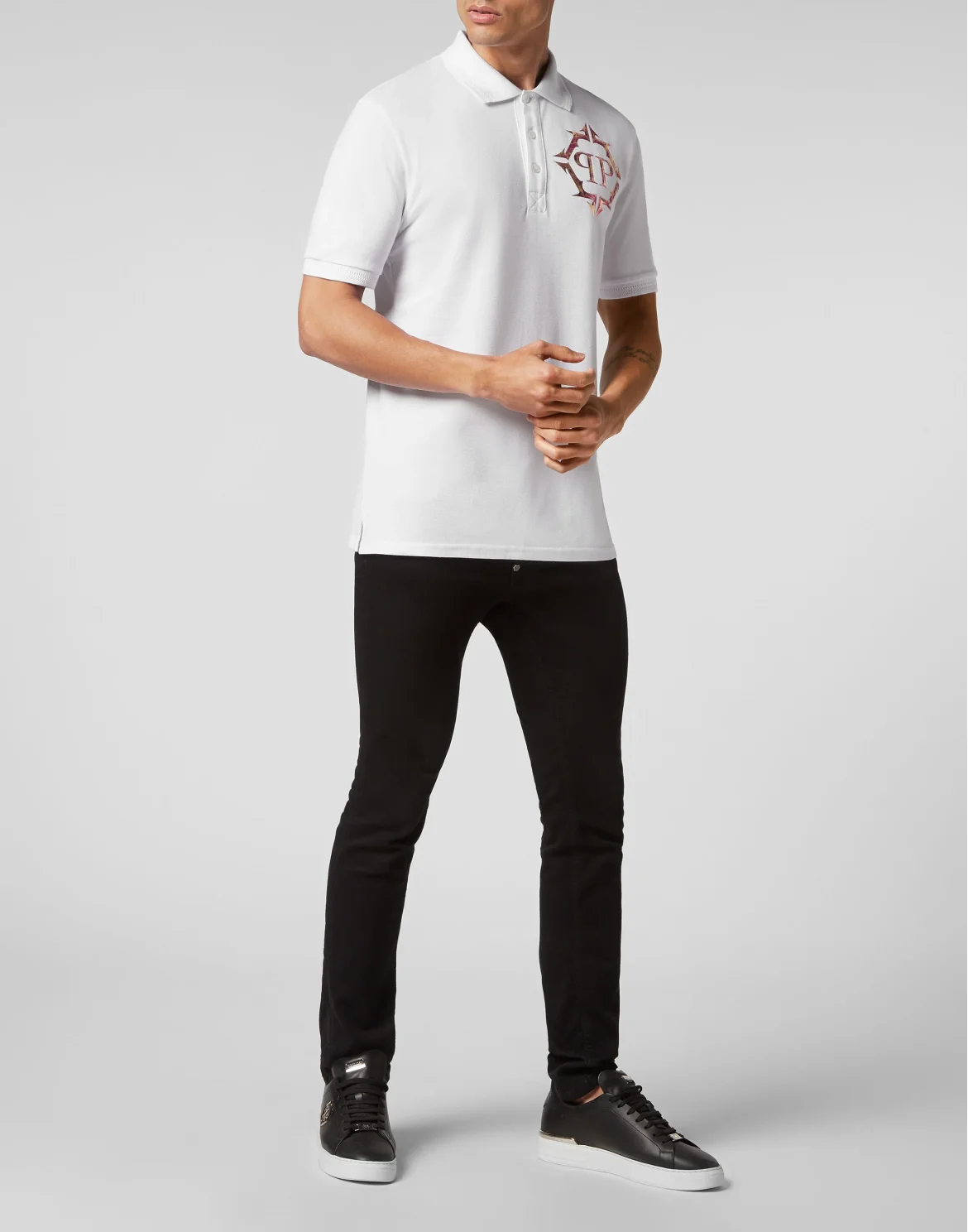 Slim Fit Polo Shirt Chrome, цвет: Белый