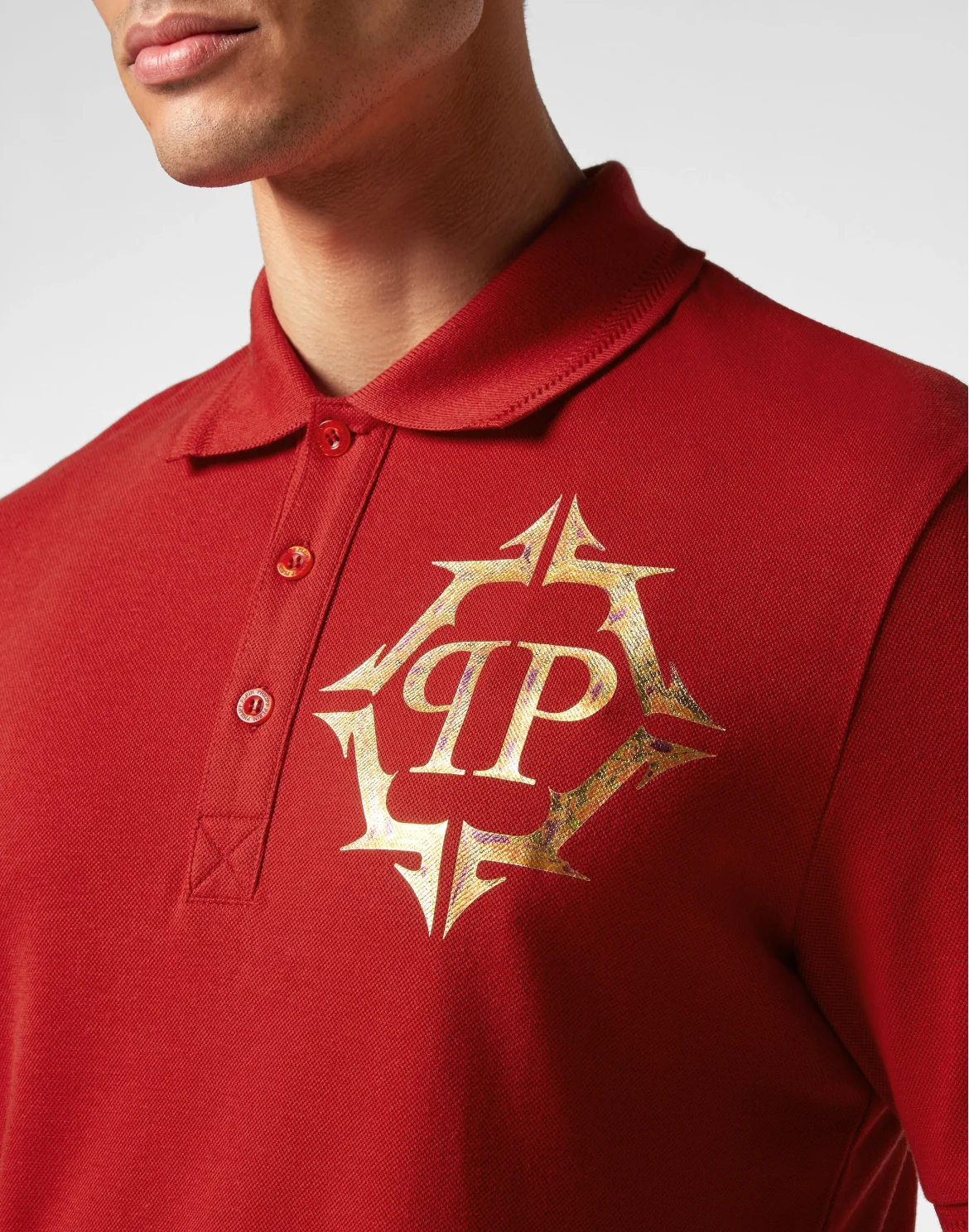 Slim Fit Polo Shirt Chrome, цвет: Красный