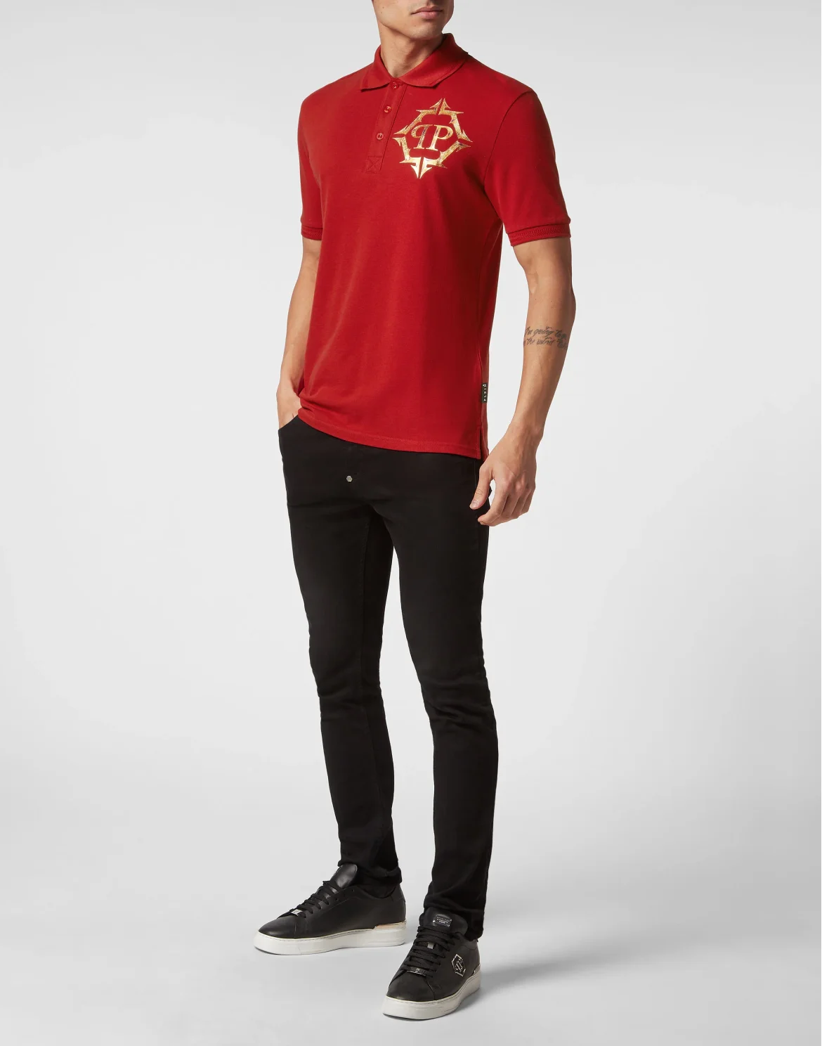 Slim Fit Polo Shirt Chrome, цвет: Красный