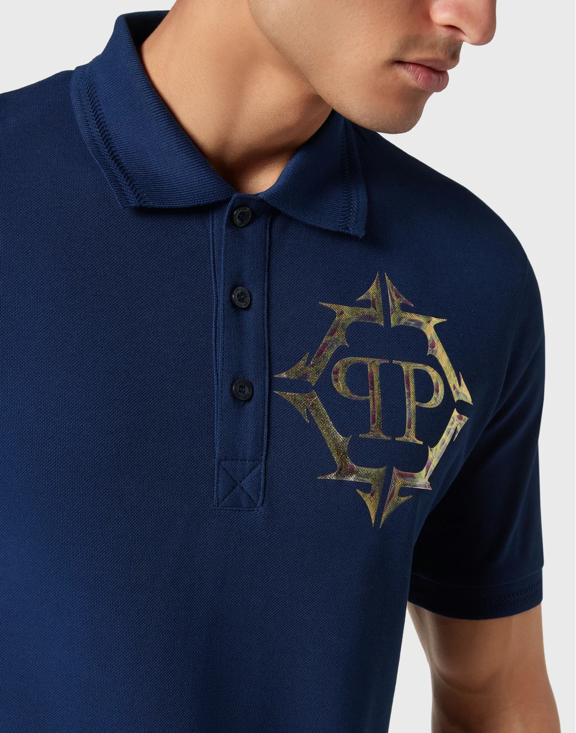 Slim Fit Polo Shirt Chrome, цвет: Синий