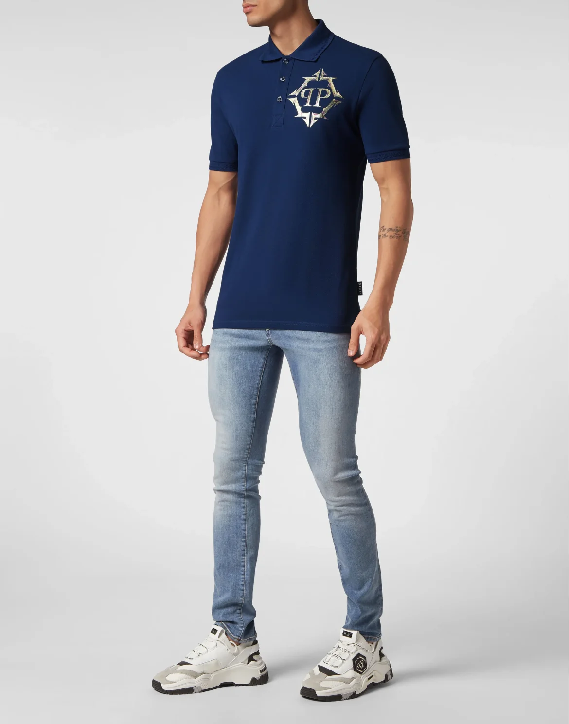 Slim Fit Polo Shirt Chrome, цвет: Синий