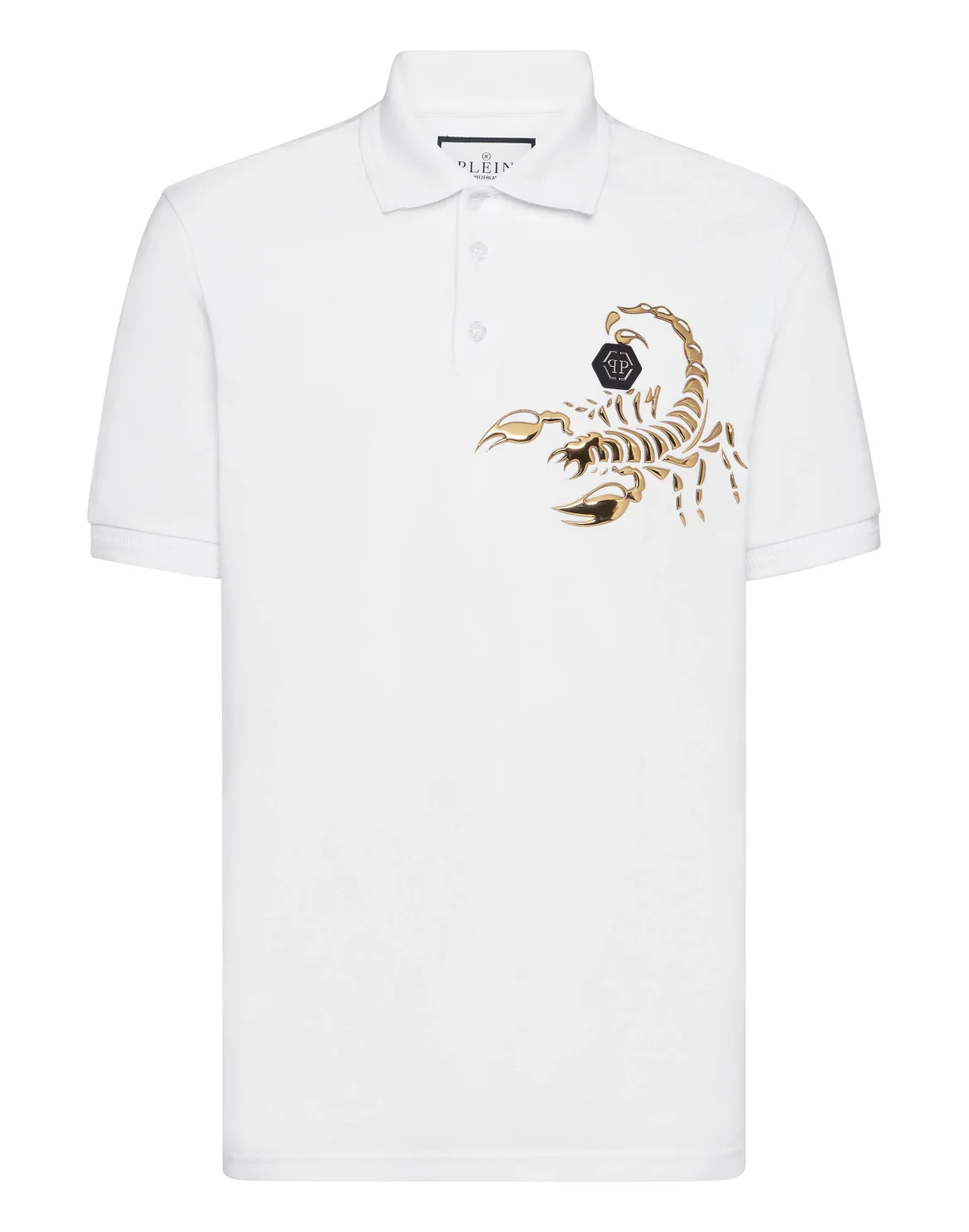 Slim Fit Polo Shirt Scorpion, цвет: Белый