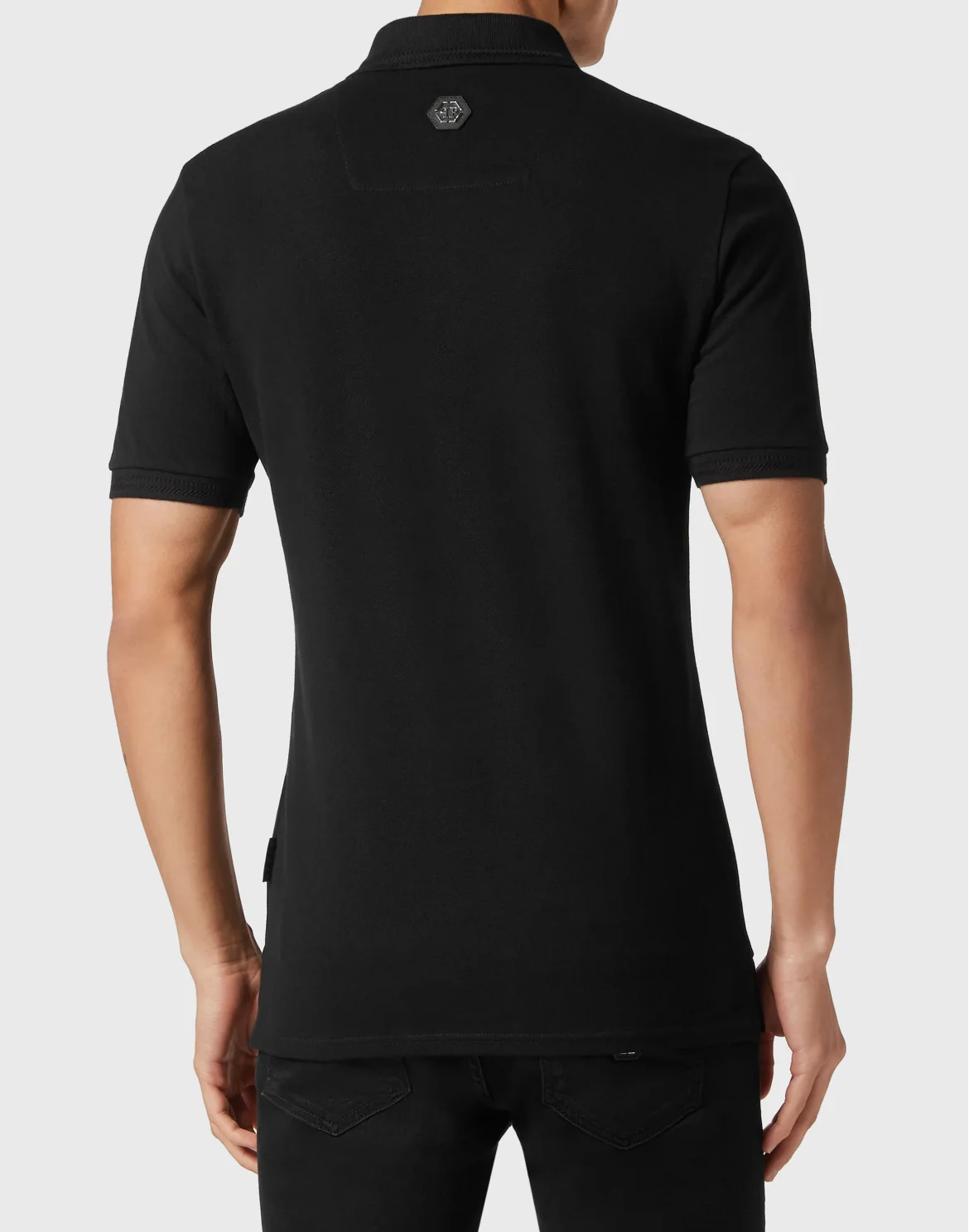 Slim Fit Polo Shirt Skull&Bones, цвет: Черный