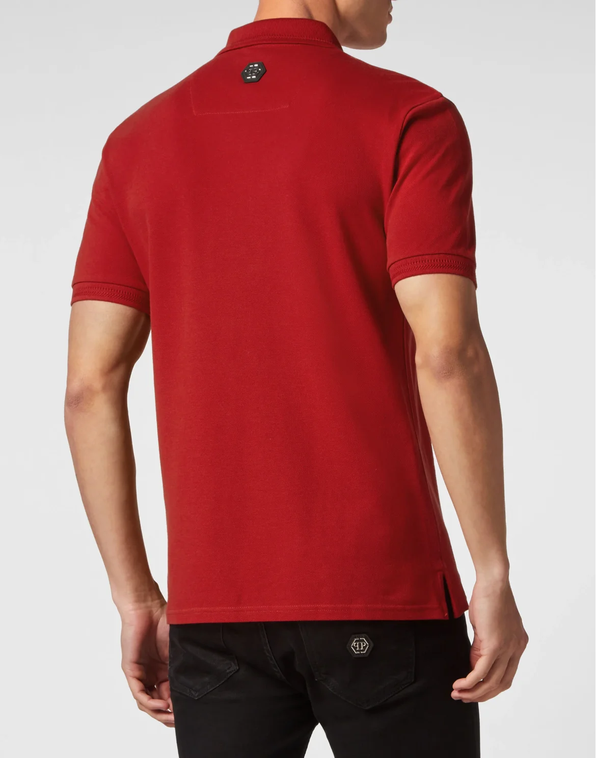Slim Fit Polo Shirt Skull&Bones, цвет: Красный