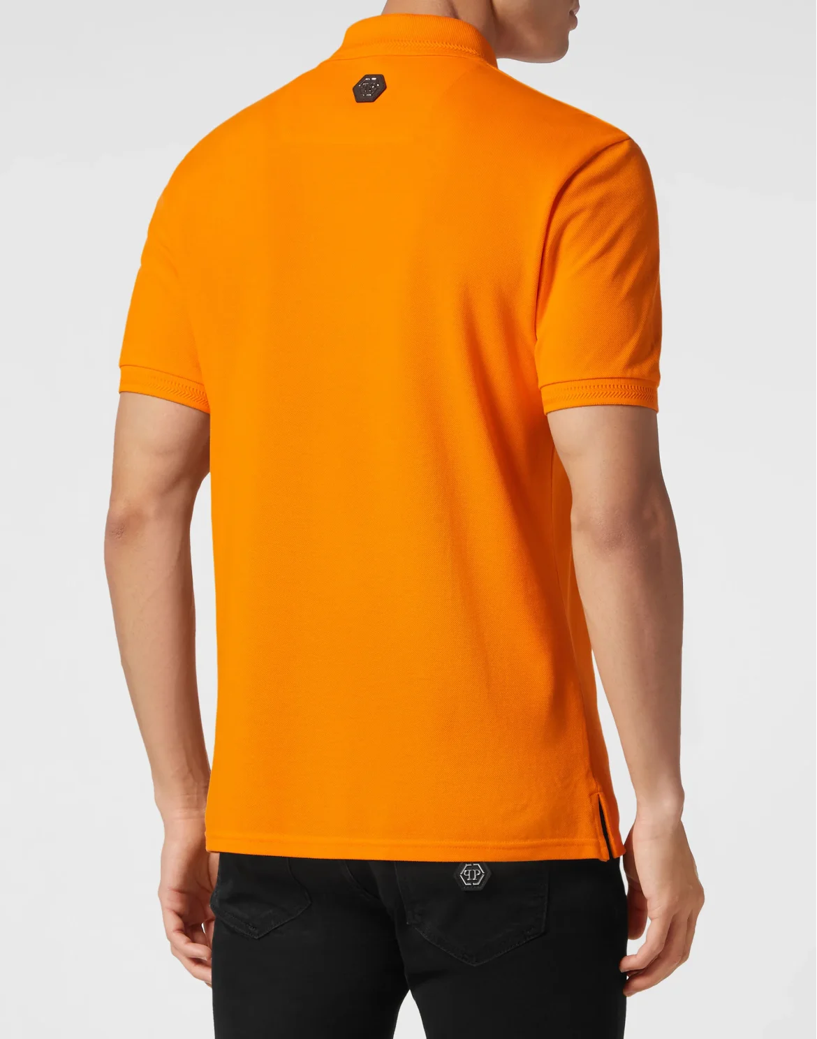 Slim Fit Polo Shirt Skull&Bones, цвет: Оранжевый