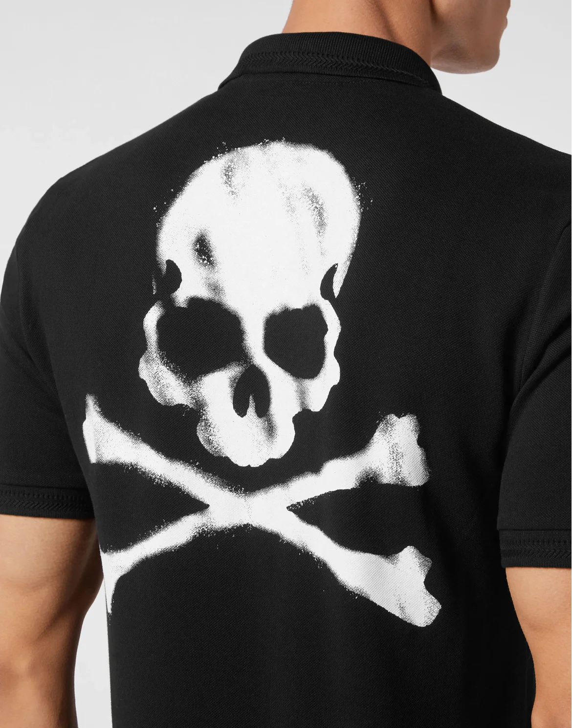 Slim Fit Jersey Polo Shirt Skull&Bones, цвет: Черный