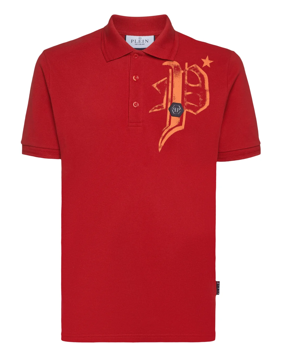 Slim Fit Jersey Polo Shirt Skull&Bones, цвет: Красный