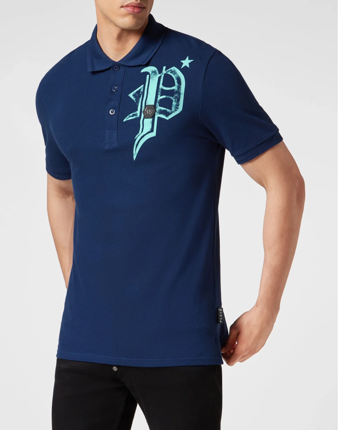 Slim Fit Jersey Polo Shirt Skull&Bones, цвет: Синий